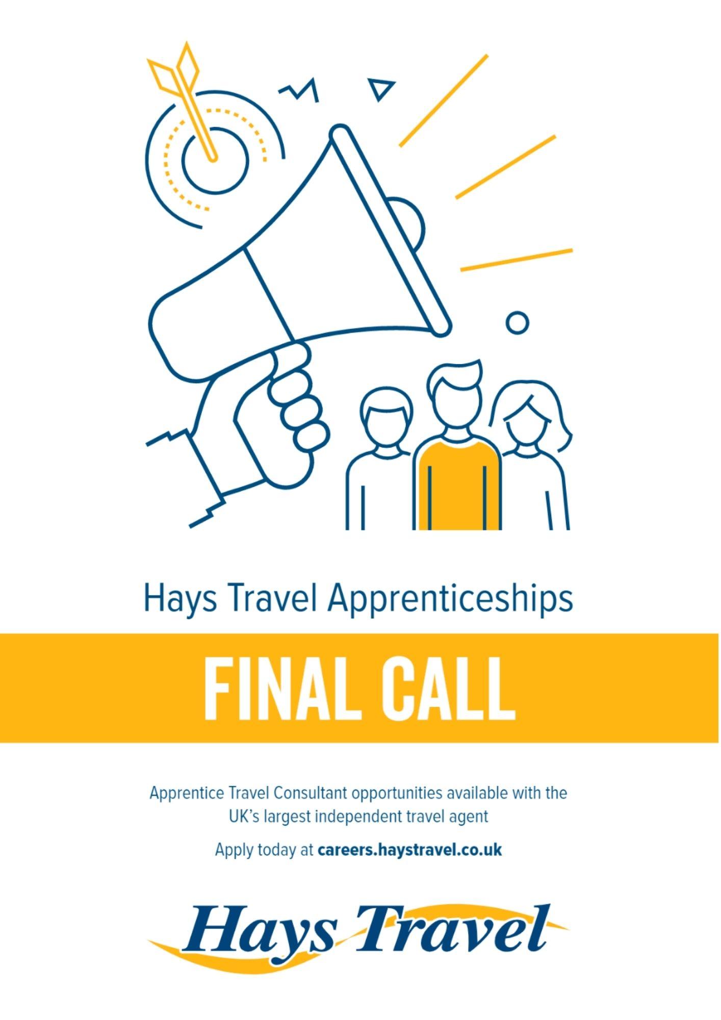 Hays Travel Apprenticeships The Avenue Shopping Centre, Newton Mearns